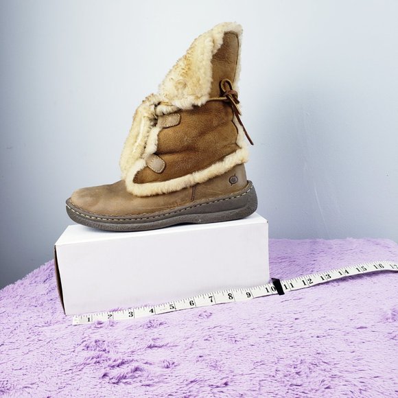Extreme Snow boot, Sheepskin Waterproof Fur Lined Arctic Real Shearling Boot 7us - Picture 3 of 7